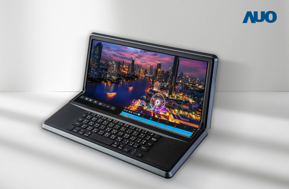 好体育全站登录平台14.6吋Micro LED折迭显示屏幕，搭配半径4mm的弯折绞炼，以及高画素、高亮度、高对比度的显示技术特点，即便在大视角下仍保有绝佳色相与亮度