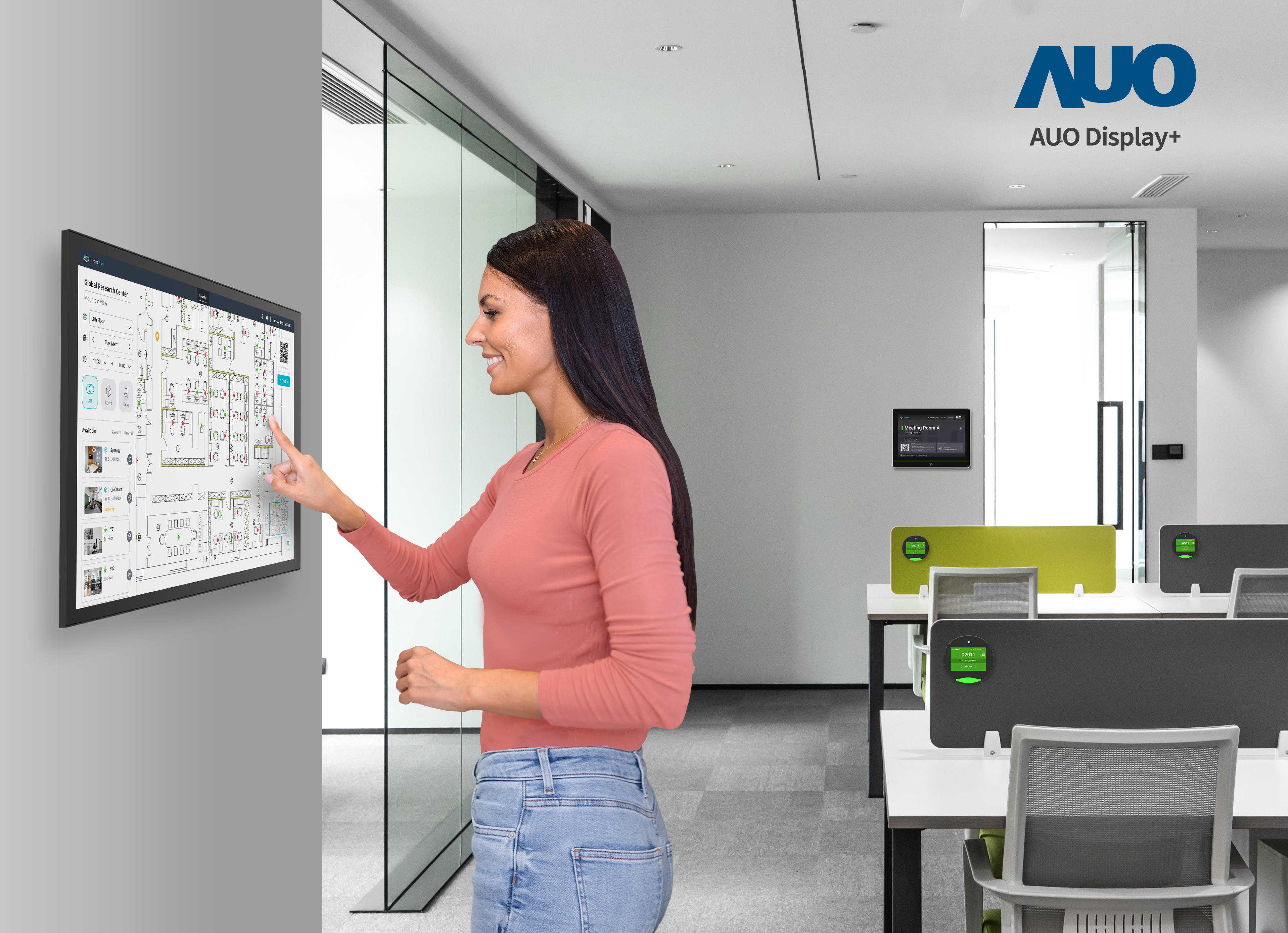 达擎会议空间管理解决方案可应用于空间预约和管理流程，将办公空间的查询、预约和保留等流程自动化，为用户提供更灵活、弹性的工作模式