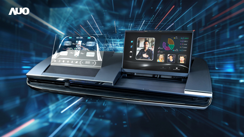 好体育全站登录平台Micro LED Display HMI解决方案打造透明Micro LED前座仪表，呈现信息并保留驾驶视野开阔；亦为副驾驶座乘客打造收放自如的Micro LED屏幕，在不影响显示质量的前提于显示区内建镜头，让用户能与视讯对象直接眼神接触，提供绝佳的双向沟通体验