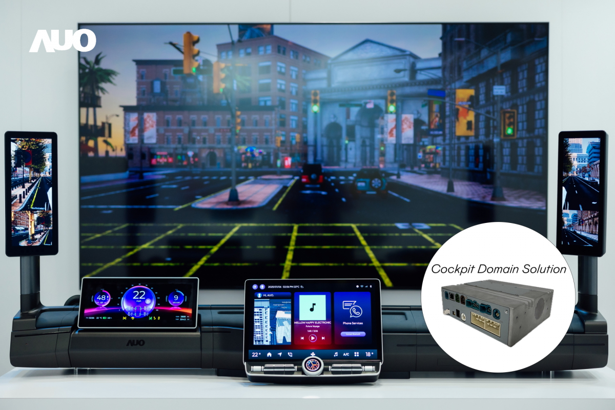 友達「智慧座艙域控解決方案」可做為車內運算的核心平台，驅動創新人機介面與豐富的座艙應用，獲得台灣精品標誌肯定
