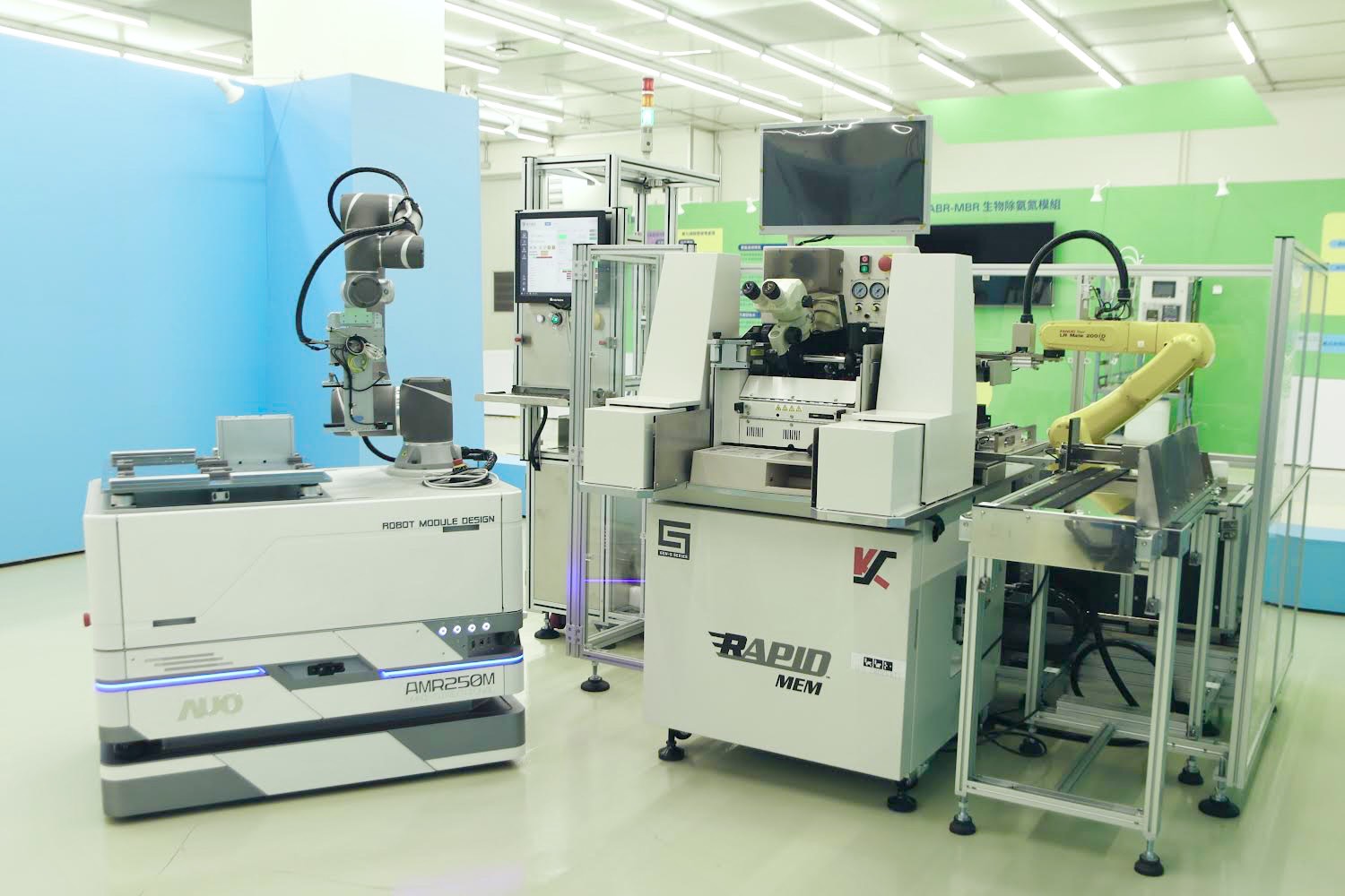 友達數位攜手半導體設備大廠K&S及夥伴樂宇精密，針對半導體封裝場域痛點，提供iAMHS一站式解決方案，創造產能提升至少10%的效益