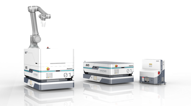 友達數位開發的自主式移動機器人（AMR250M），搭配全向輪並結合AI演算法、2D LiDAR、3D攝影機等技術，協助客戶實現產線全自動化